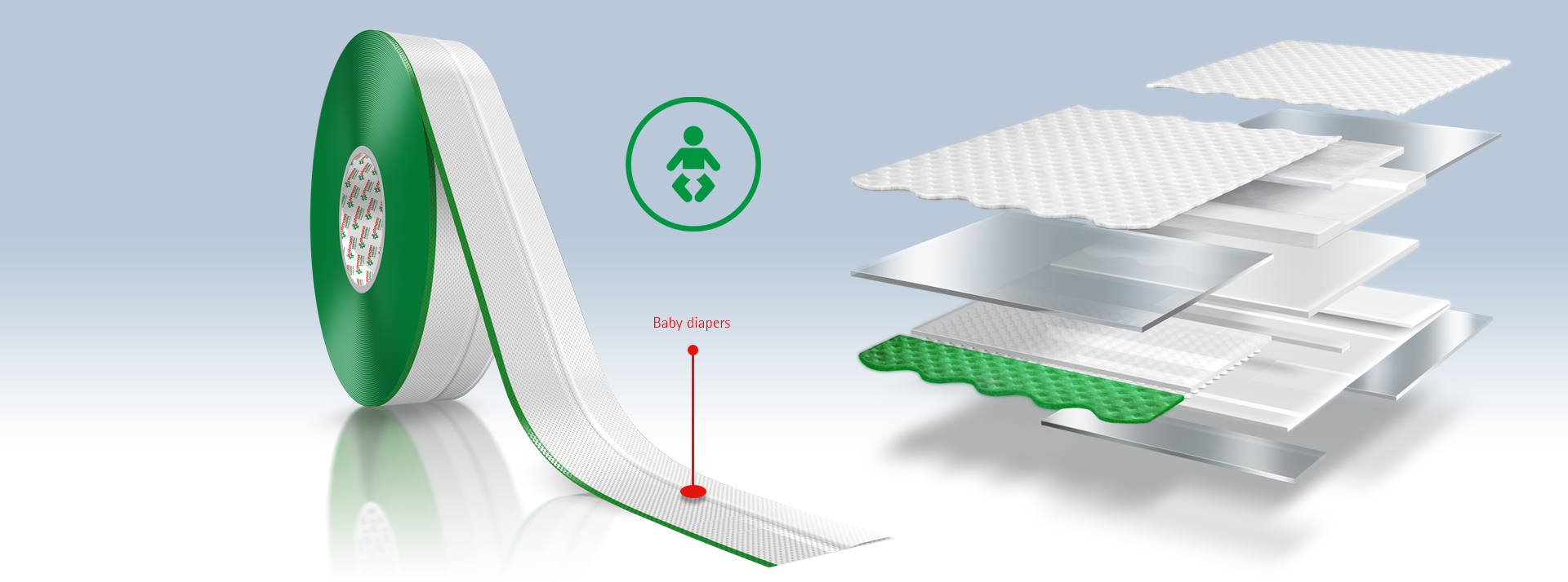 Closure systems for baby diapers